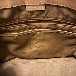 Tory Burch Brown Logo Interior Bag